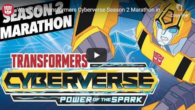 Hasbro adds 3 hour mega video of Cyberverse Season 2 in anticipation of Season 3