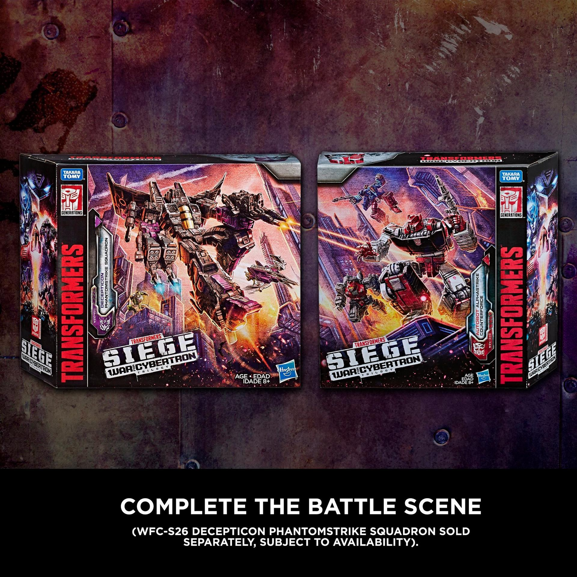 Siege Sets reissued of Phantomstrike with Skywarp and Alphastrike with G2 Sideswipe
