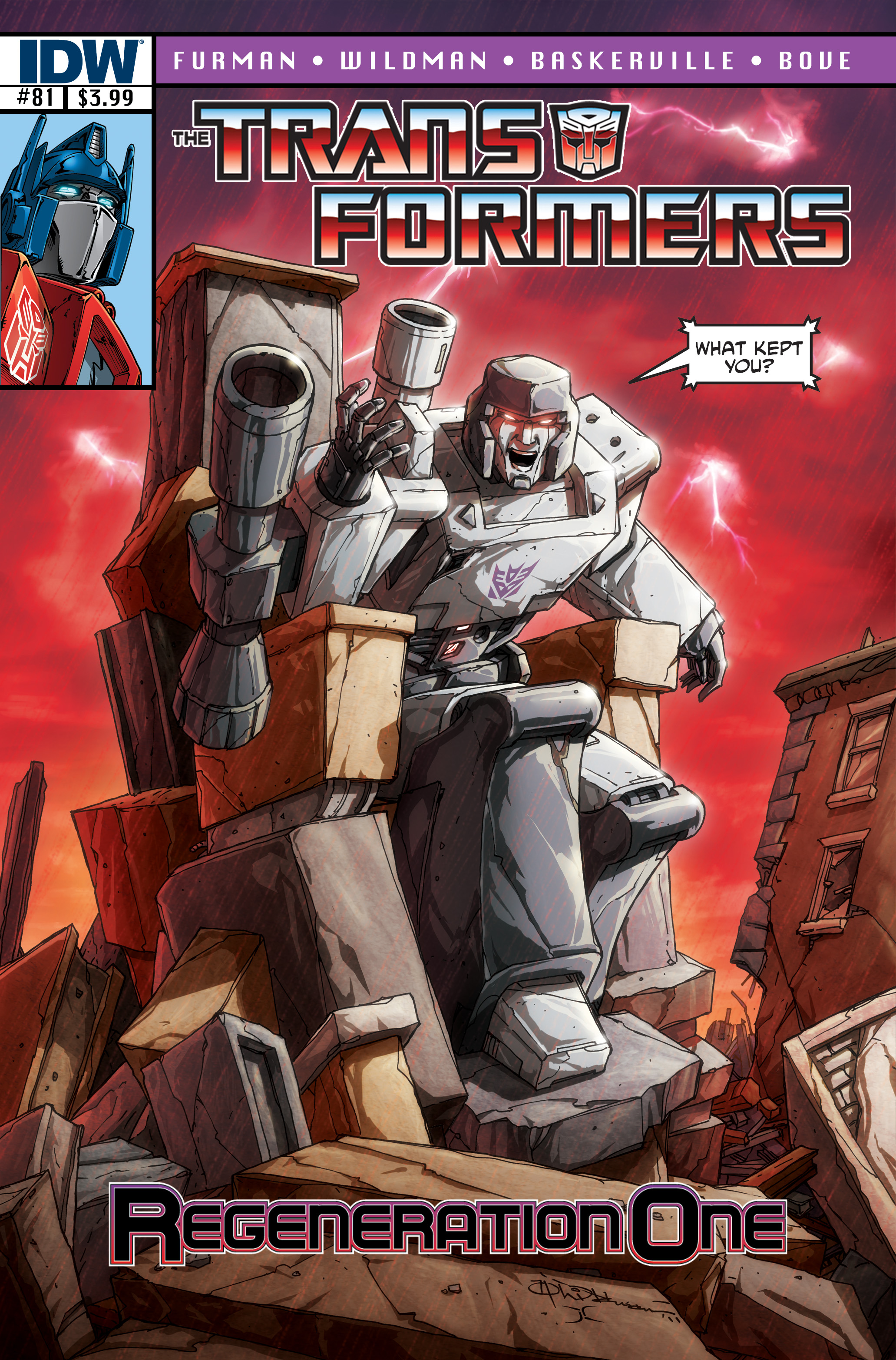 Official Press Release: IDW Brings TRANSFORMERS: REGENERATION ONE #81 in July