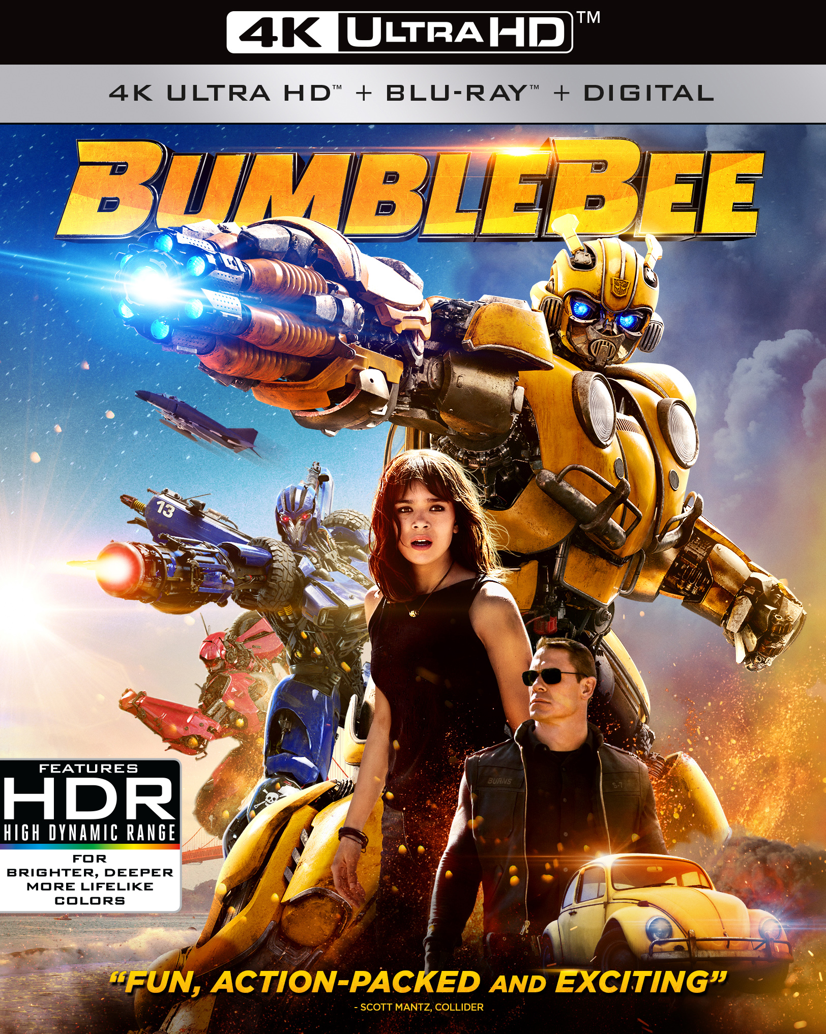 BUMBLEBEE arrives on Digital March 19th and on 4K Ultra HD, Blu-ray & DVD April 2nd, 2019