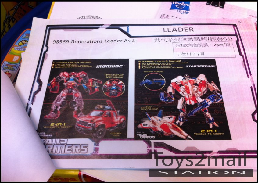 Asian Market Generations Leader Ironhide and Starcream Image