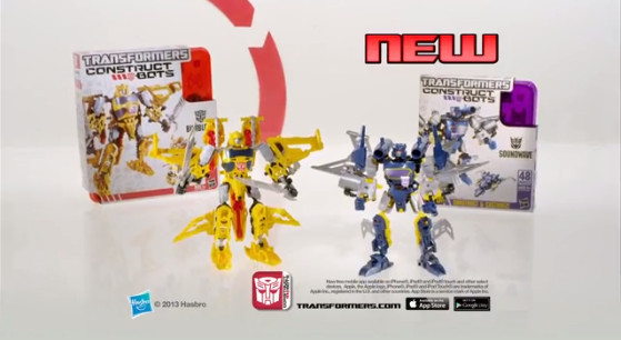 Transformers Construct-Bots Toys & App TV Commercial