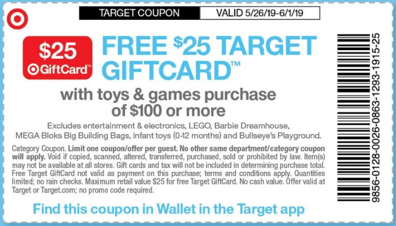 Steal of a Deal: Still Time to Earn a $10 or $25 Gift Card at Target