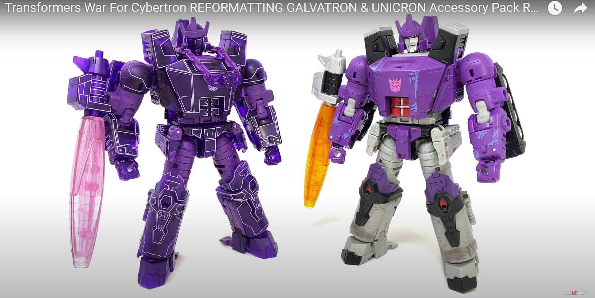 Transformers Generations SELECTS Reformatted Galvatron video review.