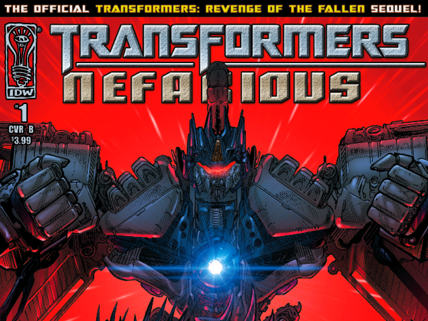 Reviewed:  Transformers: Nefarious #1 in stores tomorrow!