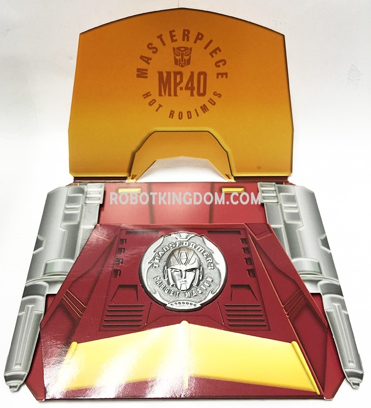 Collector Coin for Takara Tomy Transformers Masterpiece MP-40 Targetmaster Hot Rodimus