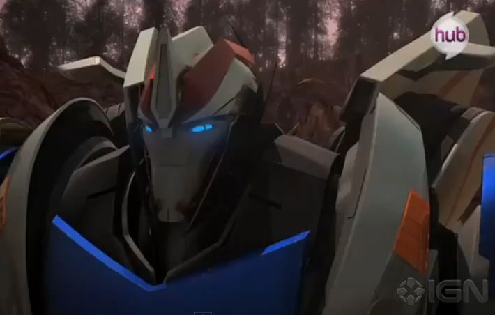 Transformers Prime "New Recruit" Promo Clip - Smokescreen in Action