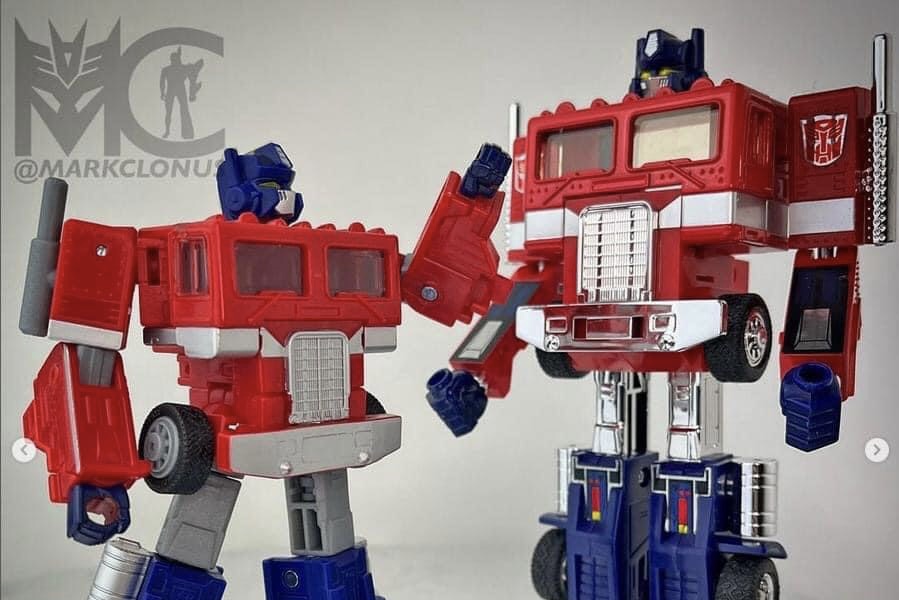 Today's Reveals include Legacy deluxe G1 Optimus Prime and E Hobby Gobot Homages