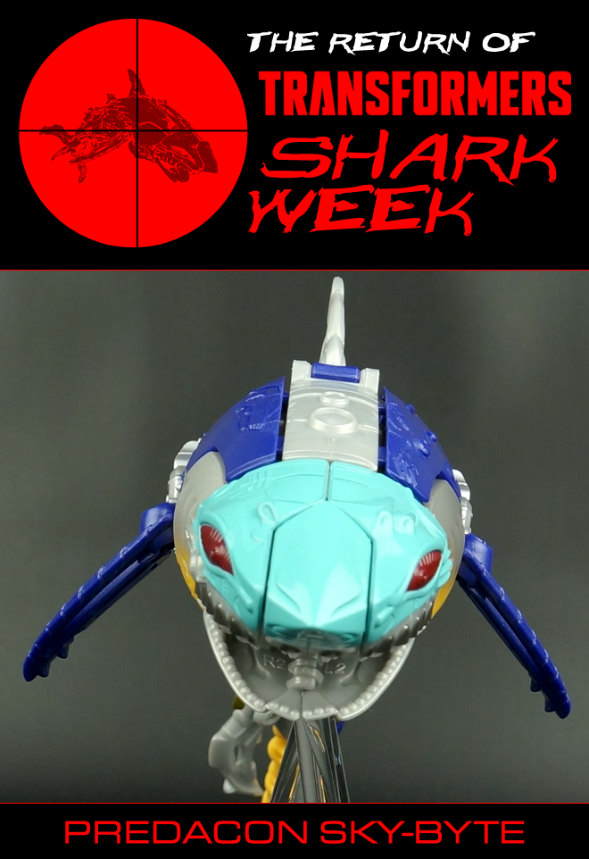 The Return of Transformers Shark Week continues with Predacon Sky-Byte
