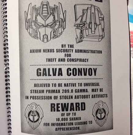 BotCon 2015 Custom Class figure Galva Convoy