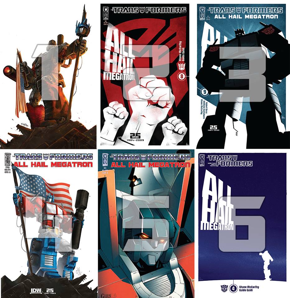 IDW Limited Official Lithograph Series Fan Poll