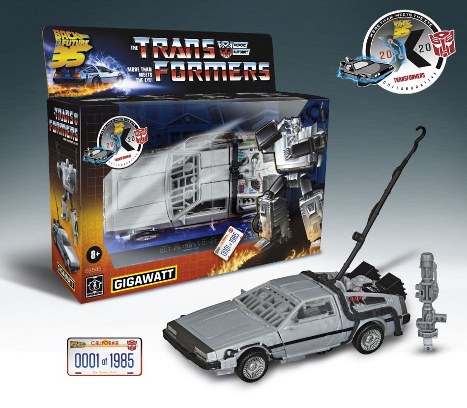 Transformers x Back to the Future Gigawatt and Crossover Comic Revealed