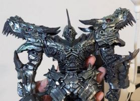 New In Hand Images and Transformation Video of Leader Class Grimlock from Transformers Studio Series