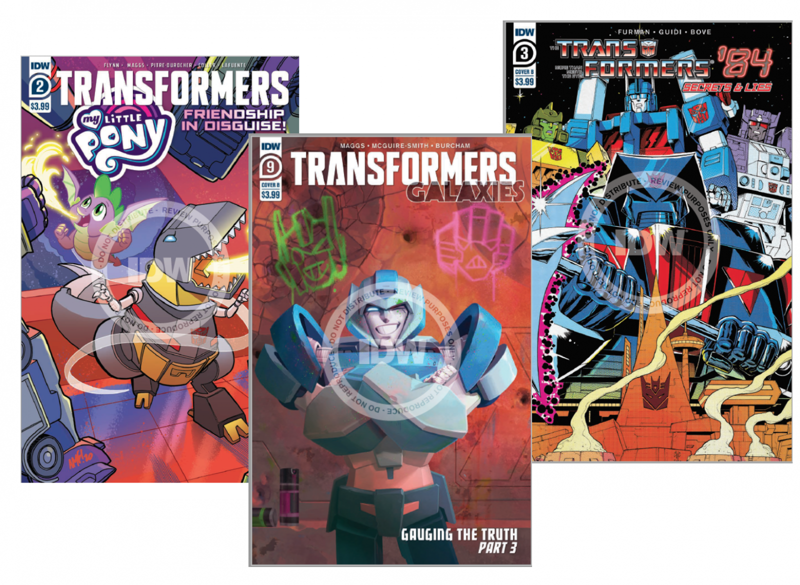 Quick Reviews of Transformers Galaxies #9, Transformers 84 #3, and Transformers My Little Pony #2