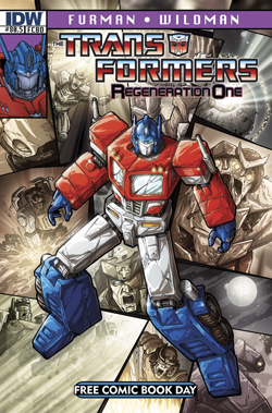 IDW Presents Transformers #80.5 Regeneration One on Free Comic Book Day