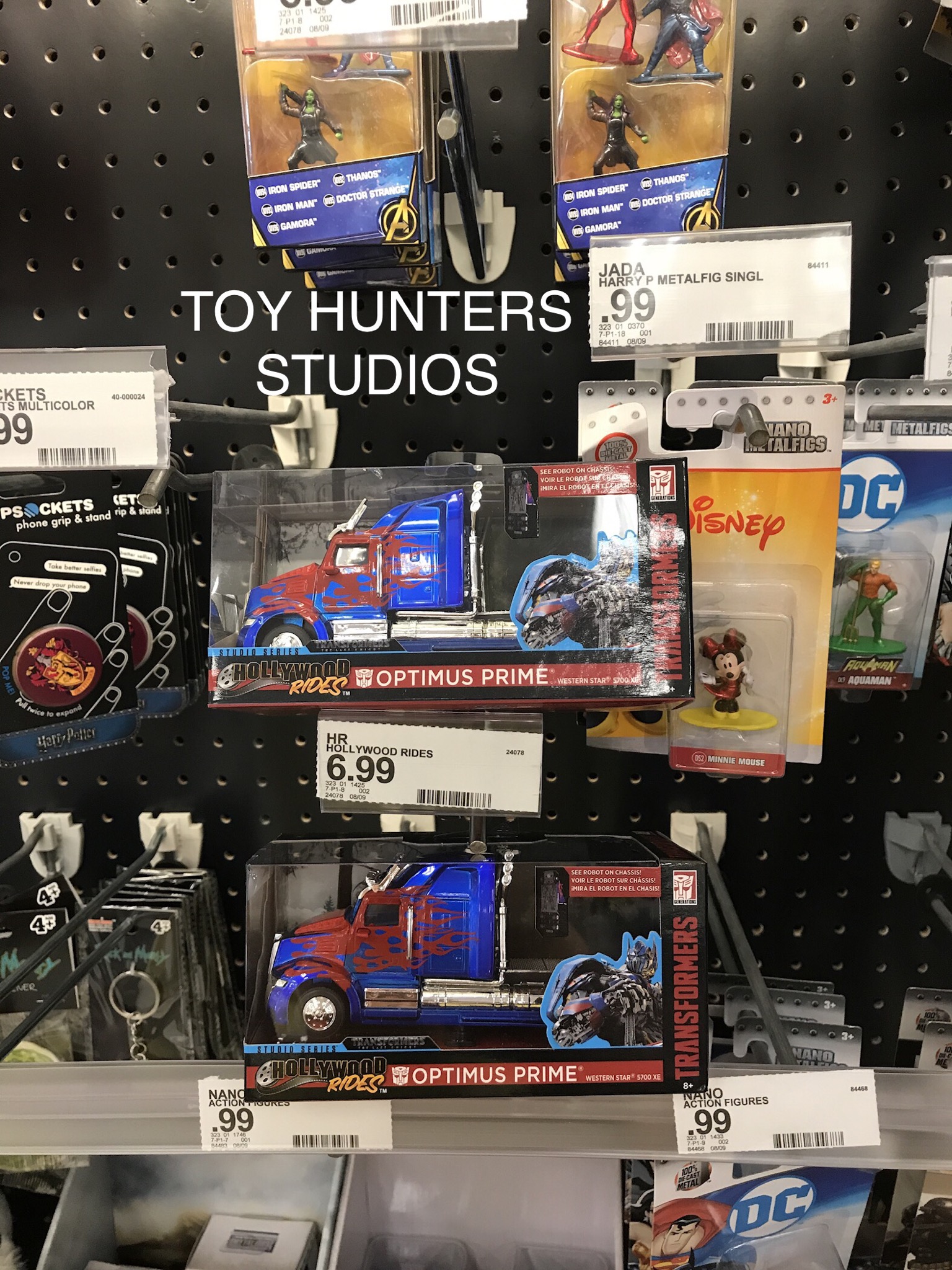 Jada Transformers Studio Series Hollywood Rides Diecast cars found in the U.S.A