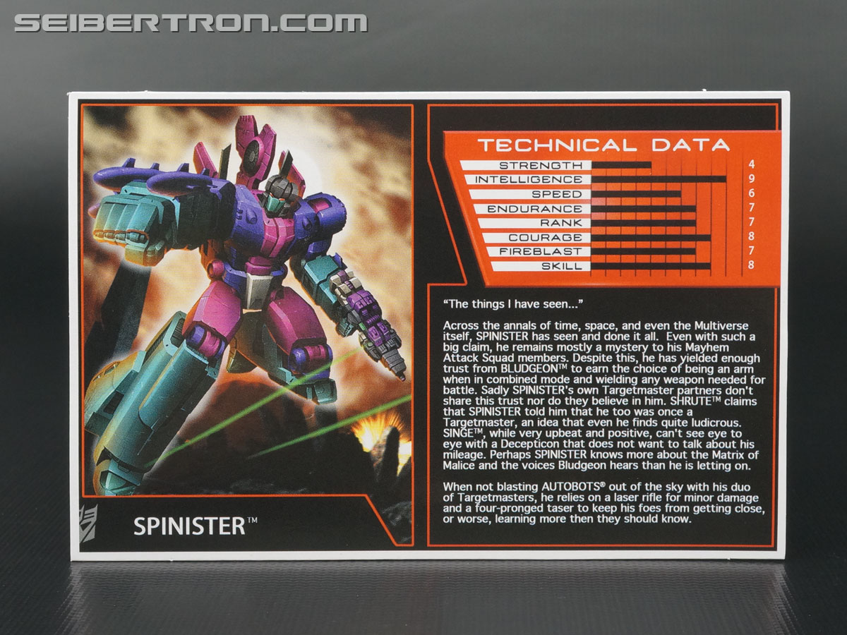 Bio Cards For Club Exclusive Ramjet and Subscription Figure Spinister