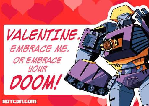 Happy Valentine's Day from Machine Wars Strika and Hoist