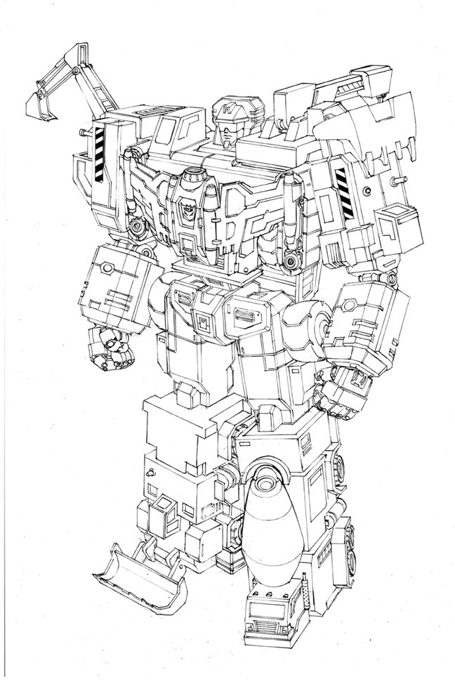 Machinima Transformers Combiner Wars Devastator Design Image By Andrew Griffith