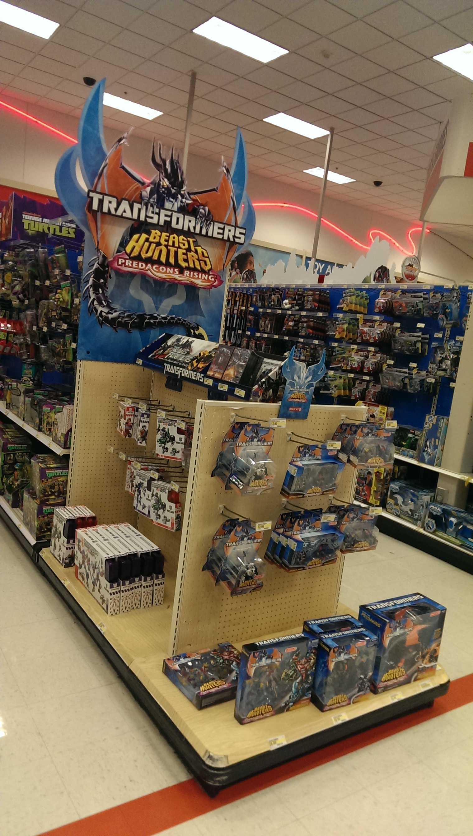 "Predacons Rising" End Cap Display