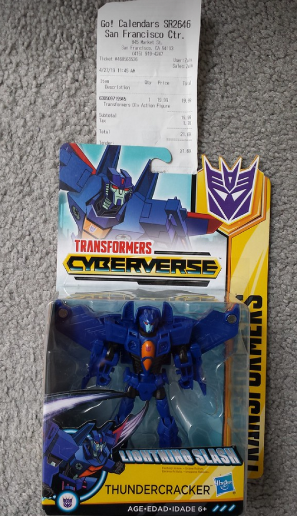 Exclusive Thundercracker from Transformers Cyberverse Found at US Retail