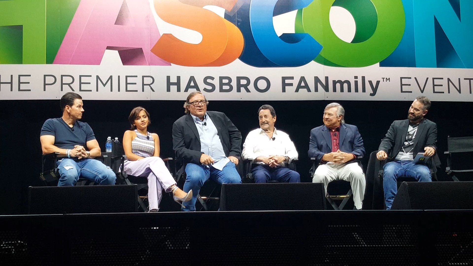 #Hascon 2017 Transformers: The Last Knight Panels with Di Bonaventura, Wahlberg, Moner, Cullen, Welk
