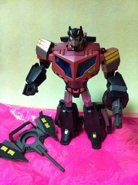 Toy Images of Million Publishing Exclusive Transformers Animated Optimus Prime Elite Guard Version