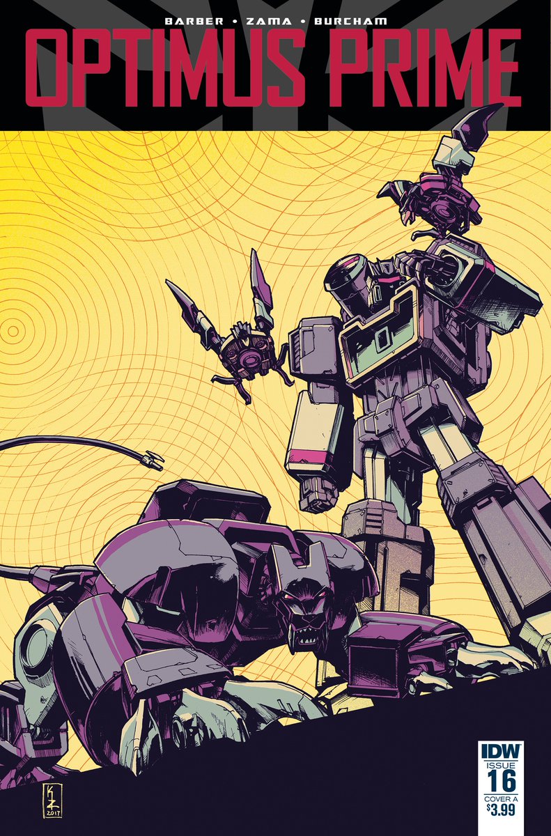 Cover A Revealed for IDW Optimus Prime #16
