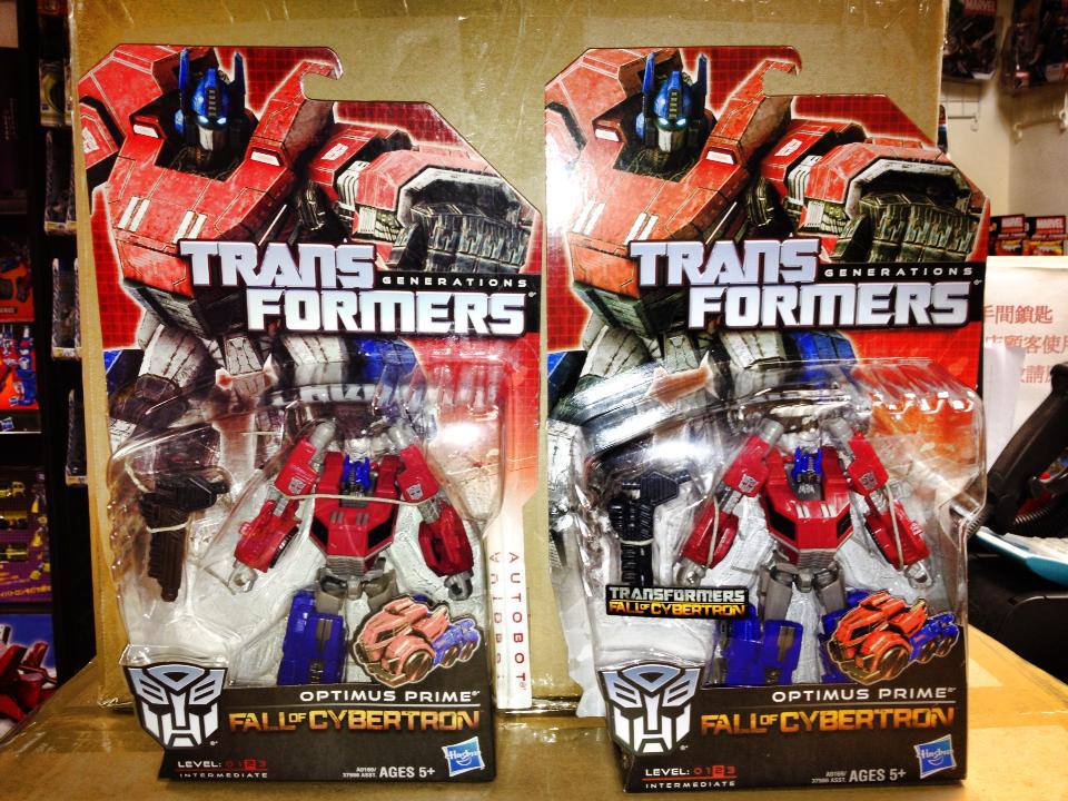 Transformers Generations Fall of Cybertron Optimus Prime and Jazz Variants
