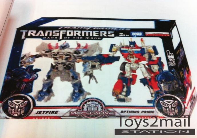 Asian Release 2007 Transformers Movie Leaders Optimus Prime and Megatron Two-Pack