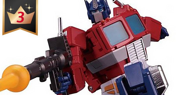 HobbyLink Japan Top 15 Action Figures of the Week With MP44 Optimus 3.0 Coming in Third