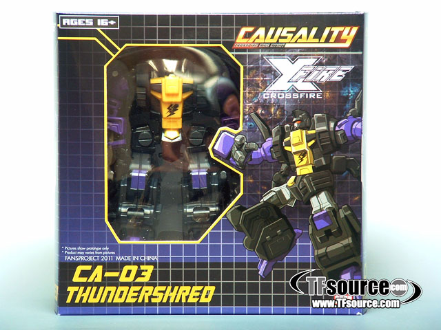 FansProject CA-03 Thundershred Now In-stock at TFsource & Finished Product Photos