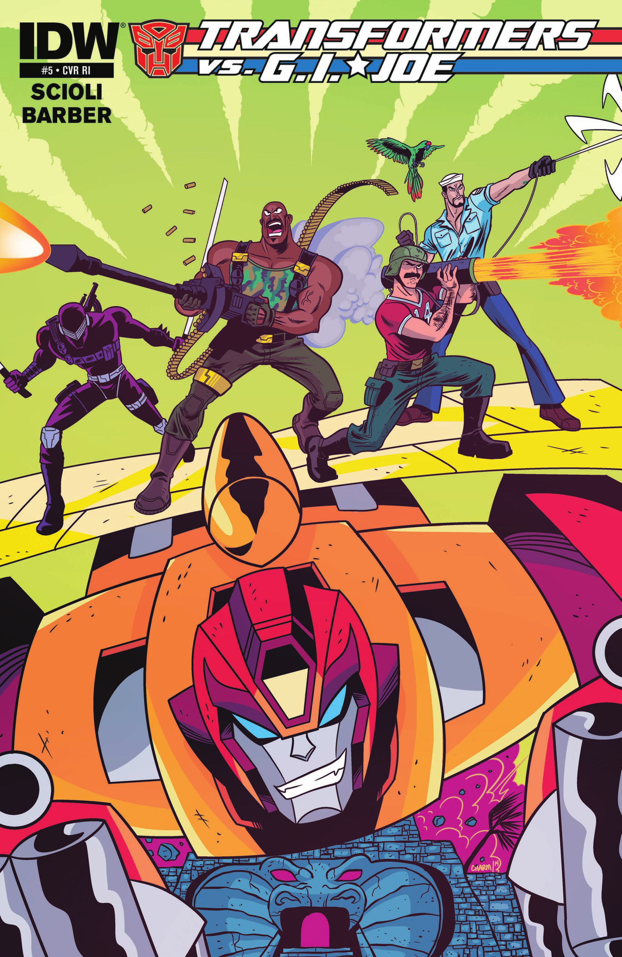 IDW Transformers vs. G.I. Joe #5 Review