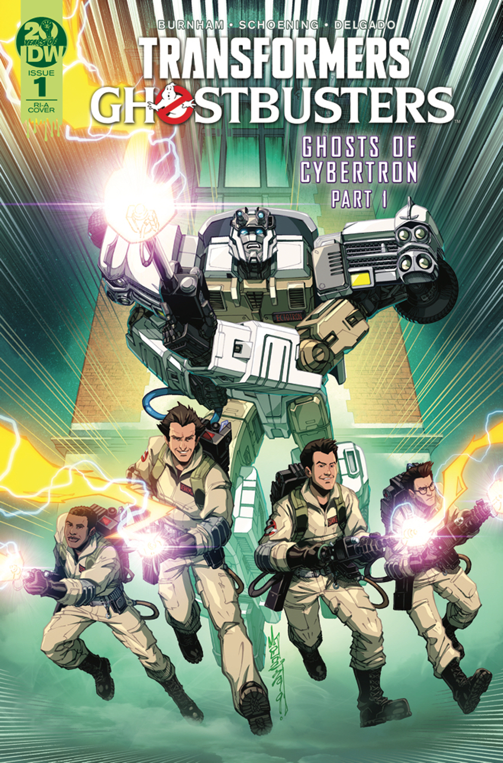 IDW Transformers x Ghostbusters #1 Preview and More Covers
