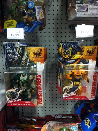 Transformers Age of Extinction Power Attackers Hound, Bumblebee and Strafe Found at U.S. Retail