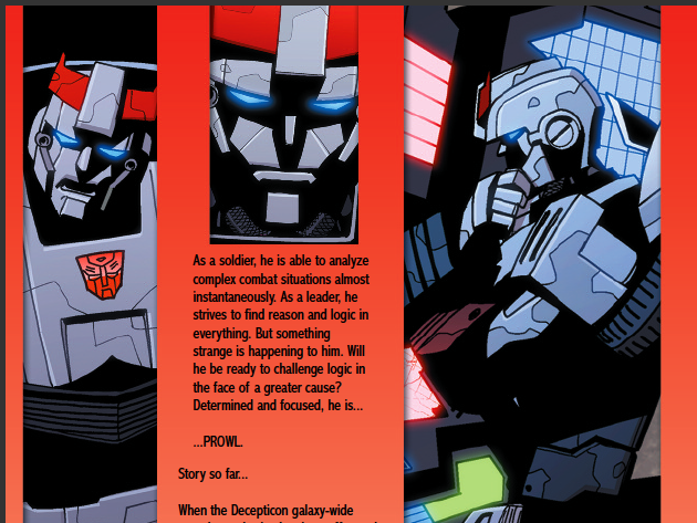 "Logic is the ultimate weapon."- Transformers Spotlight Prowl Review