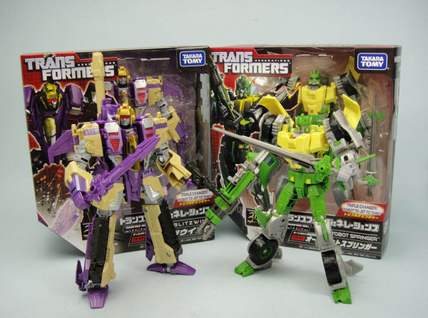 In-Hand Images: Takara Tomy Transformers Generations Springer, Blitzwing, Metroplex, & Optimus Prime and Bumblebee Set