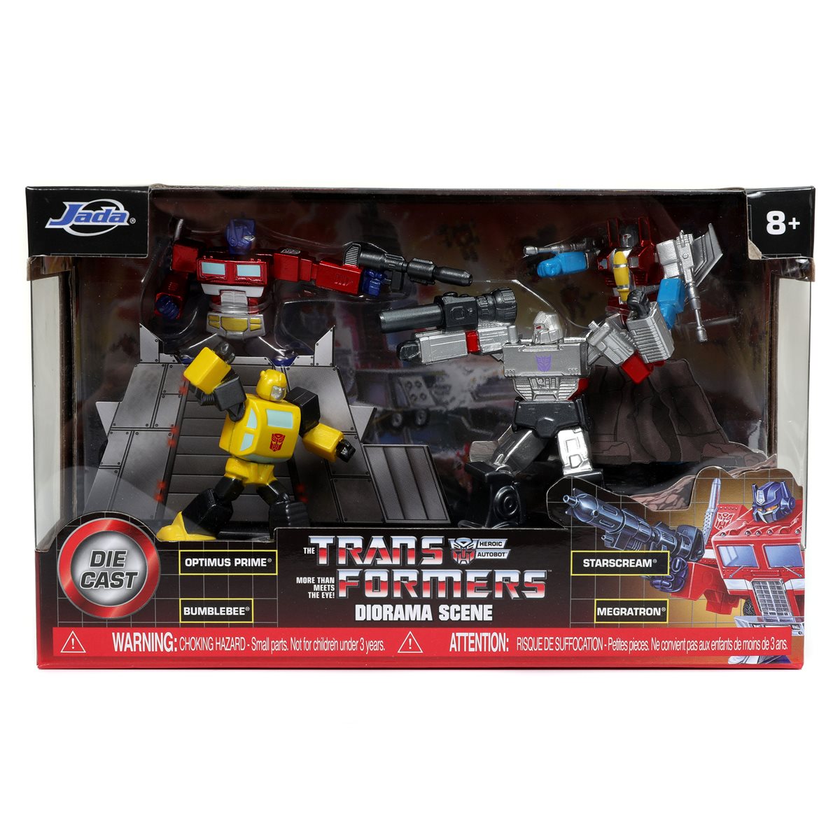 Jada Toys Reveals Transformers Optimus Prime, Bumblebee, and 1986 Movie Metalfigs