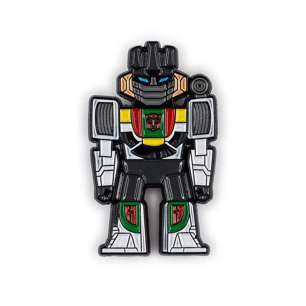 Final Product Images of KidRobot Transformers vs GI Joe Vinyl Figures, Enamel Pins and More