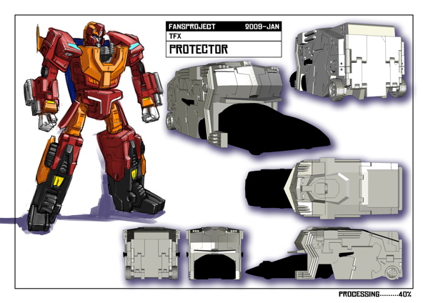 Fansproject Rumors: Protector Armor in Q1 2010 and Bruticus appendages