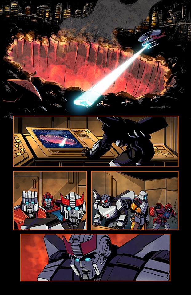 Sneak Peek - Dawn Of The Predacus Preview Unlettered Pages