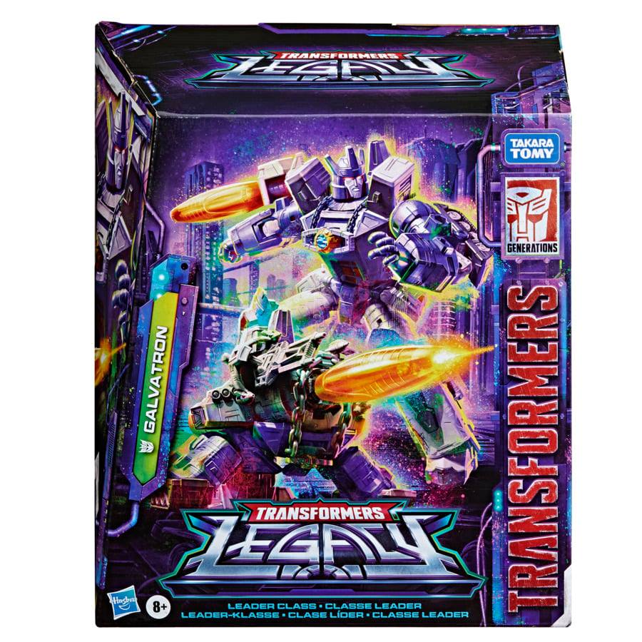 Stock Images Showing Galvatron and Blaster Repacks in Legacy Packaging