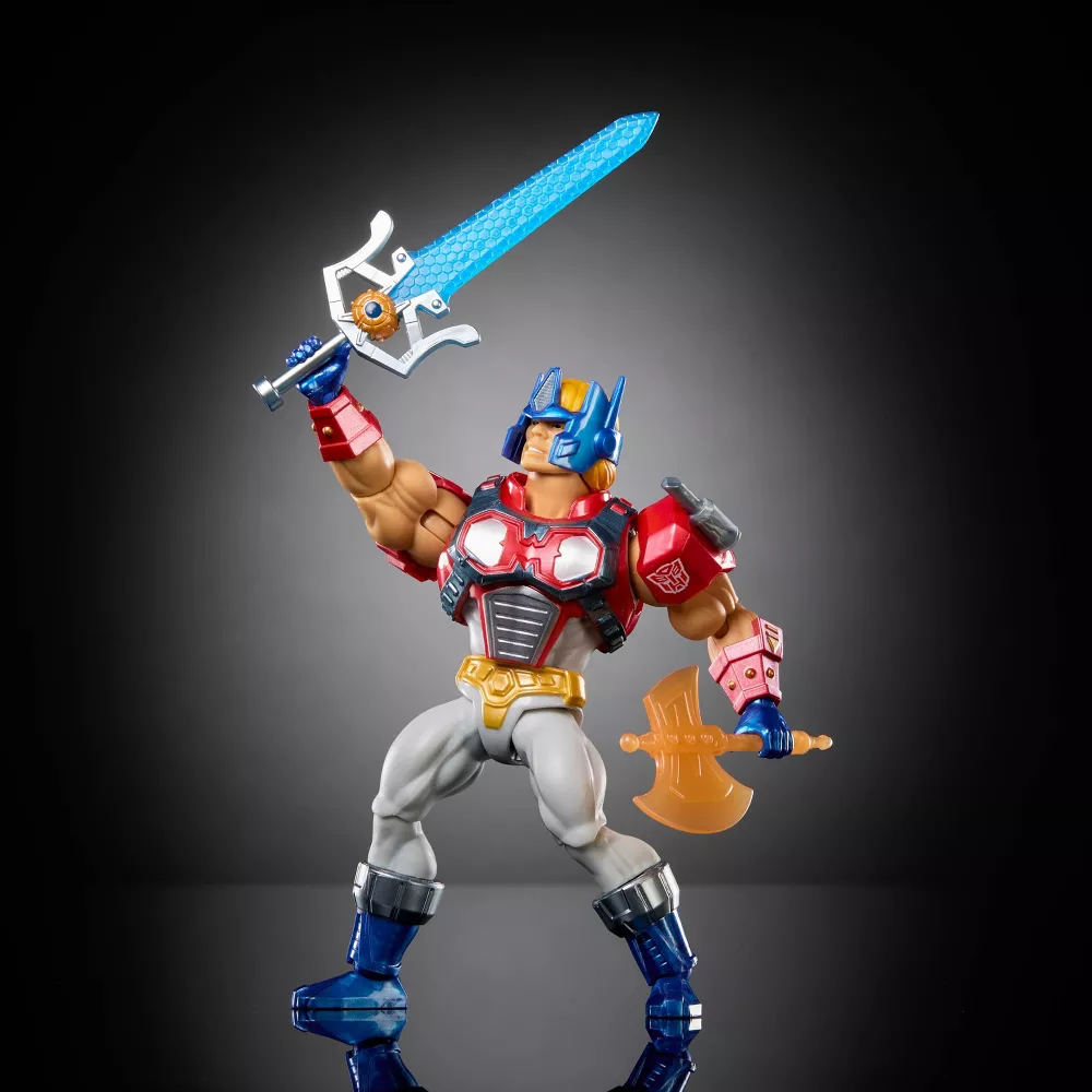 MOTU x Transformers Line has added Optimus Prime He-Man