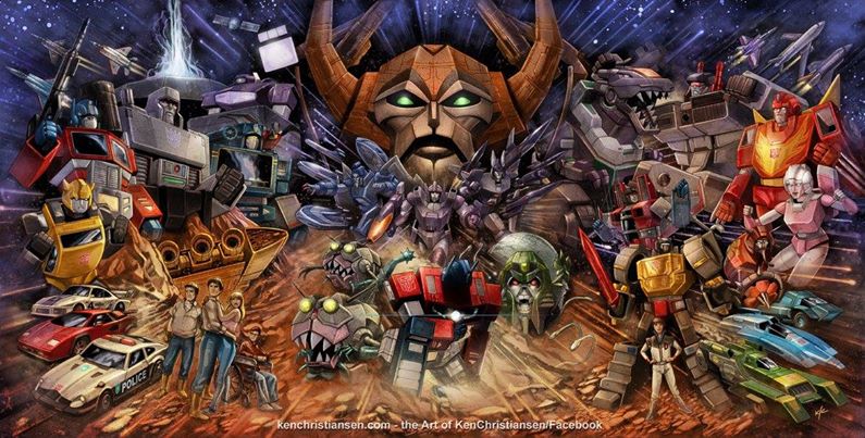 IDW Transformers 30th Anniversary Ken Christiansen Interlocked Covers