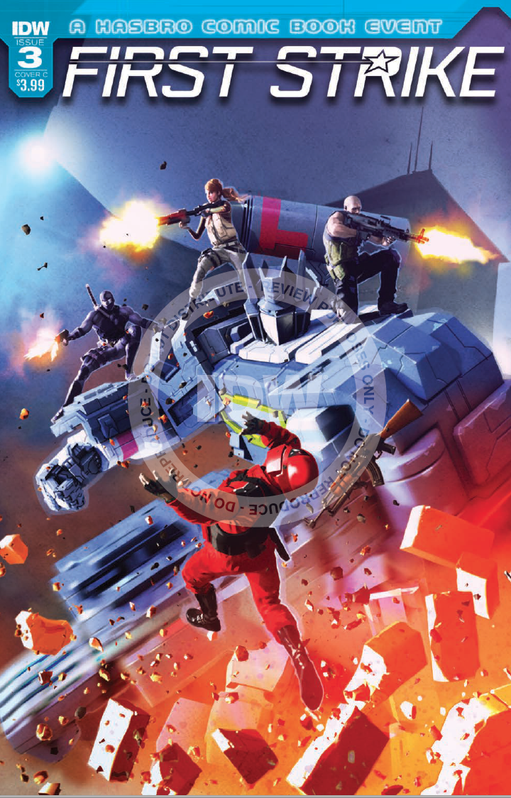 Review of IDW First Strike #3, Featuring Transformers, G.I. JOE, and M.A.S.K. #HasbroFirstStrike