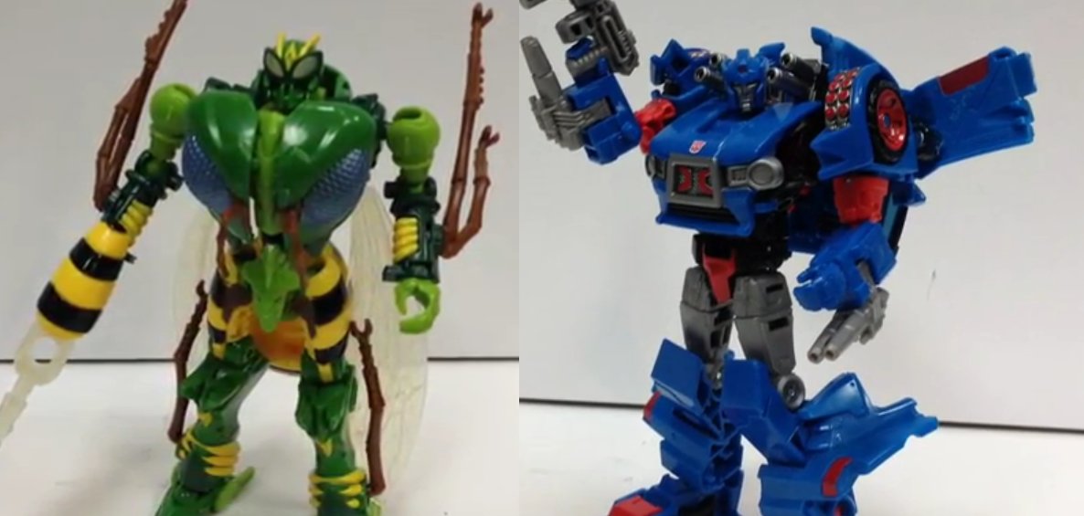 Transformers Generations Deluxe Waspinator and Skids Video Reviews