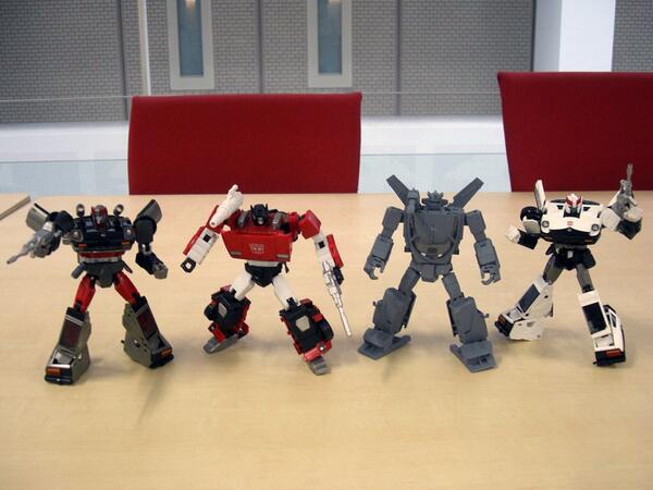 Takara Tomy Transformers Masterpiece MP-20 Wheeljack Robot Mode Comparison Shot
