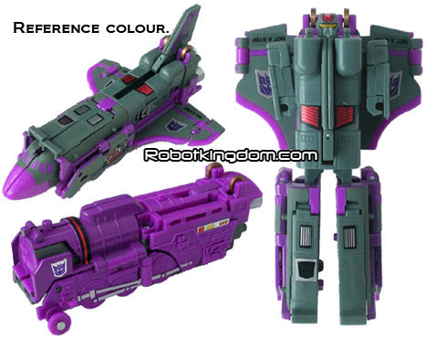 Robotkingdom Pre-order for JUSTiTOYS WST Purple & Grey colour Military Transport Astrotrain