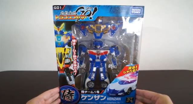 Japanese Language Review of Transformers Go! G01 Kenzan