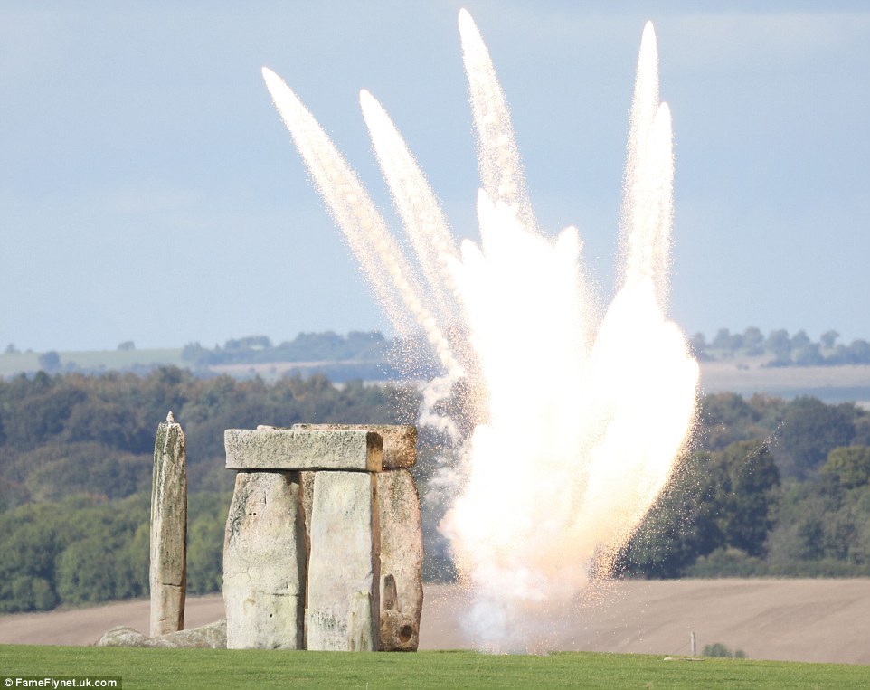 Michael Bay is Blowing Up Stonehenge in Transformers: The Last Knight